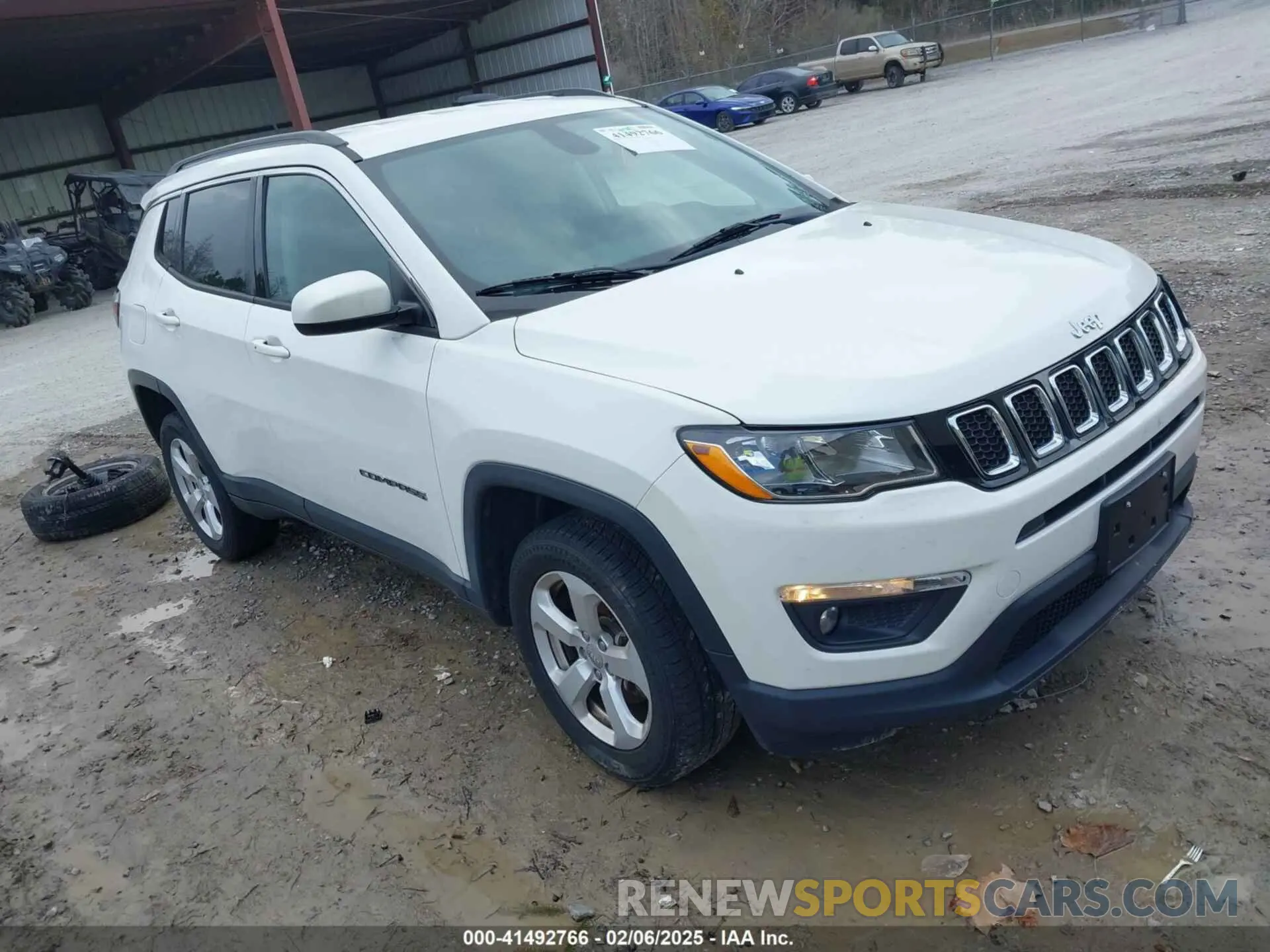 1 Photograph of a damaged car 3C4NJDBB7KT599834 JEEP COMPASS 2019