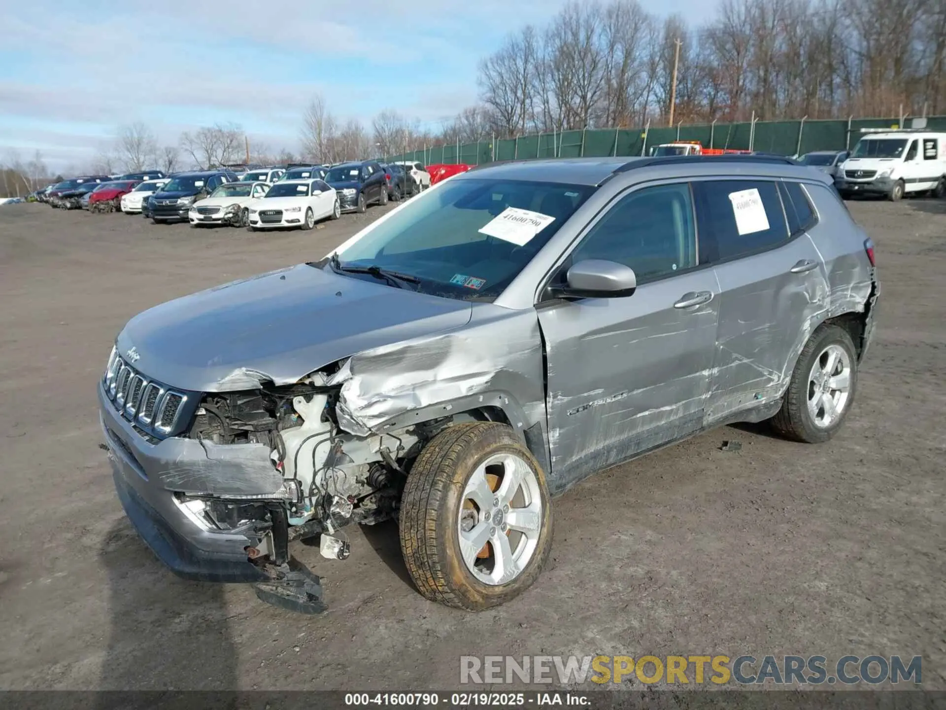 2 Photograph of a damaged car 3C4NJDBB8KT596800 JEEP COMPASS 2019
