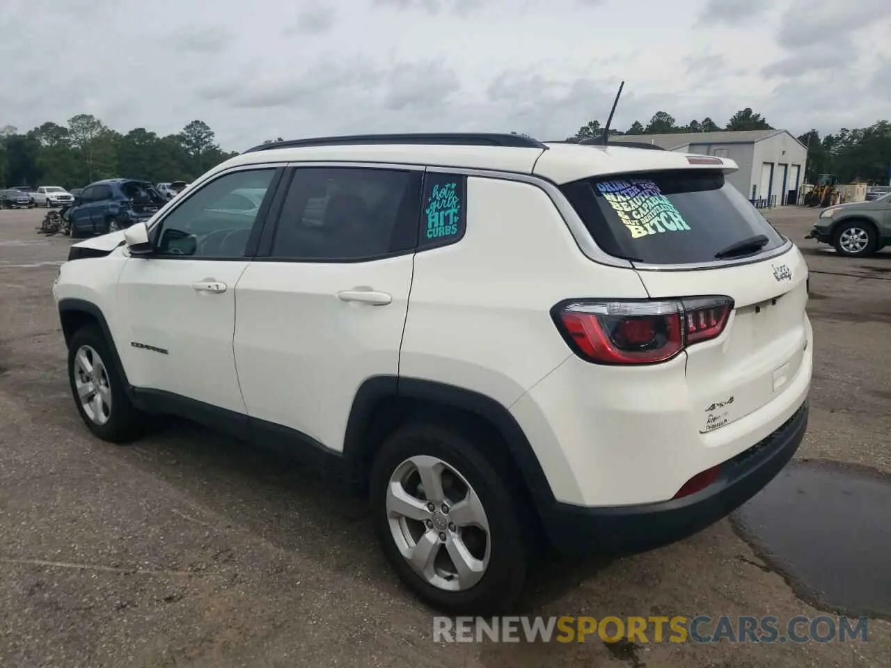 2 Photograph of a damaged car 3C4NJDBB8KT760837 JEEP COMPASS 2019