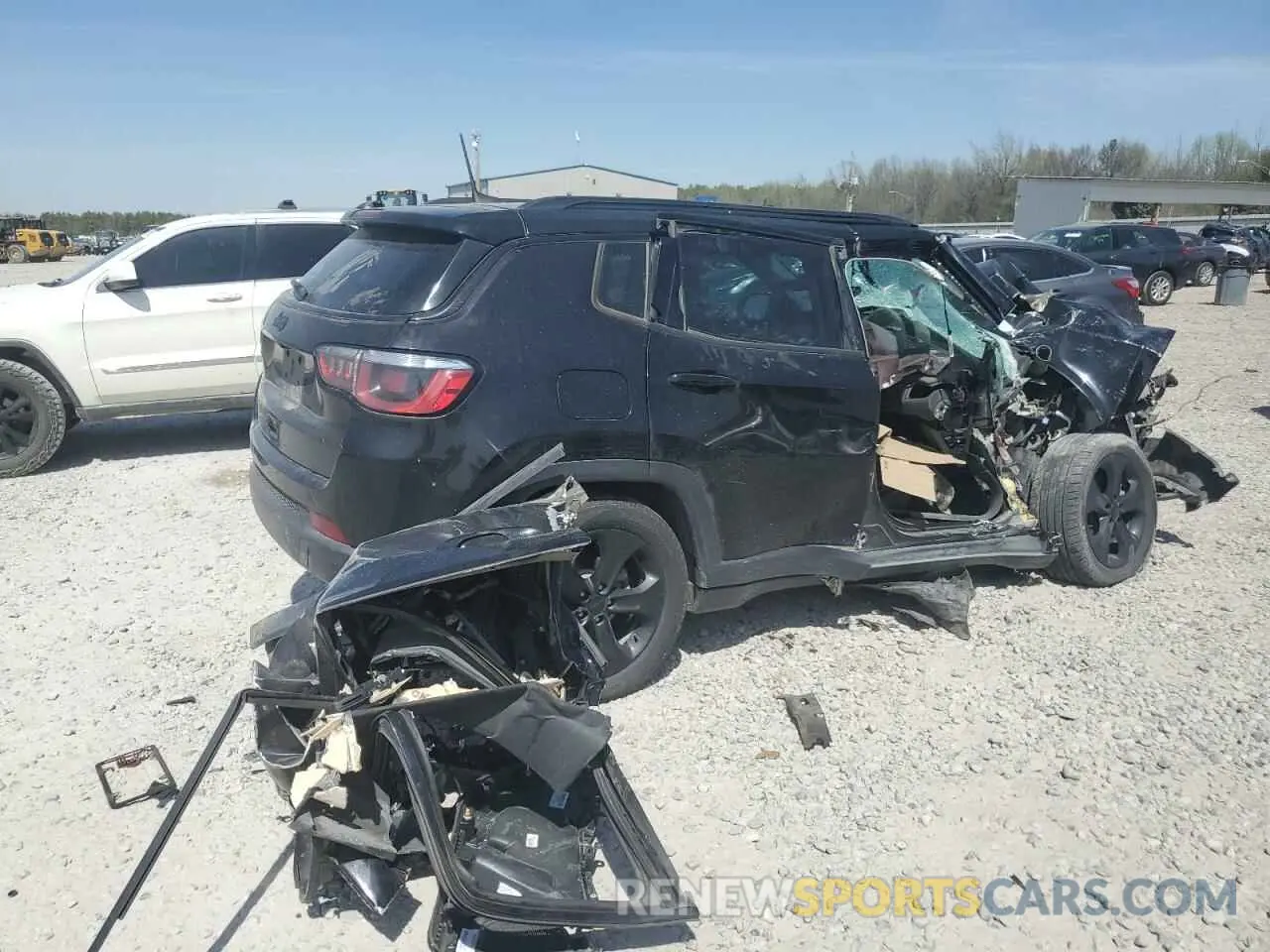 3 Photograph of a damaged car 3C4NJDBB9KT602264 JEEP COMPASS 2019