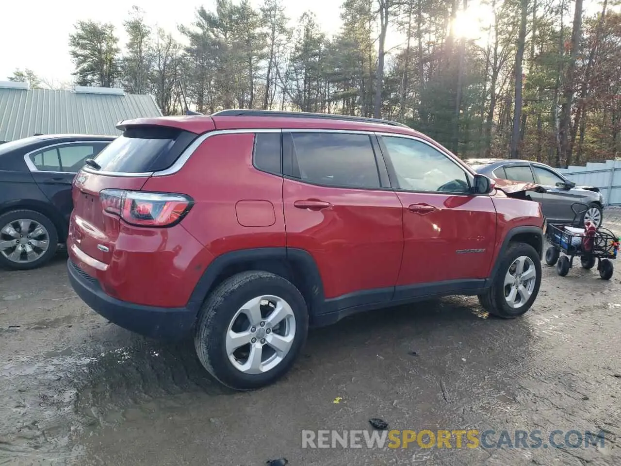3 Photograph of a damaged car 3C4NJDBB9KT827915 JEEP COMPASS 2019