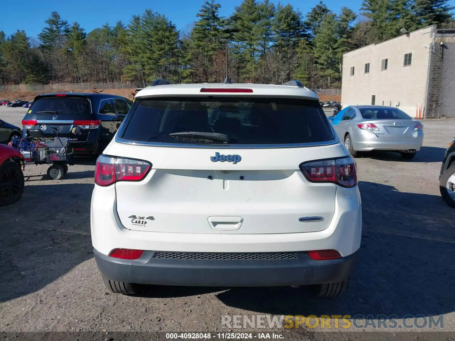 16 Photograph of a damaged car 3C4NJDBBXKT601902 JEEP COMPASS 2019