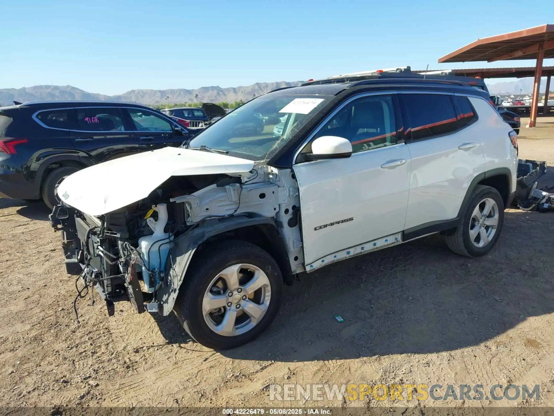 2 Photograph of a damaged car 3C4NJDBBXKT682870 JEEP COMPASS 2019
