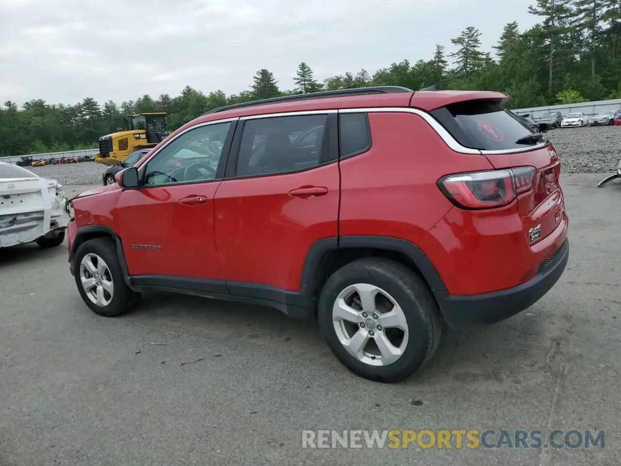 2 Photograph of a damaged car 3C4NJDBBXKT690743 JEEP COMPASS 2019