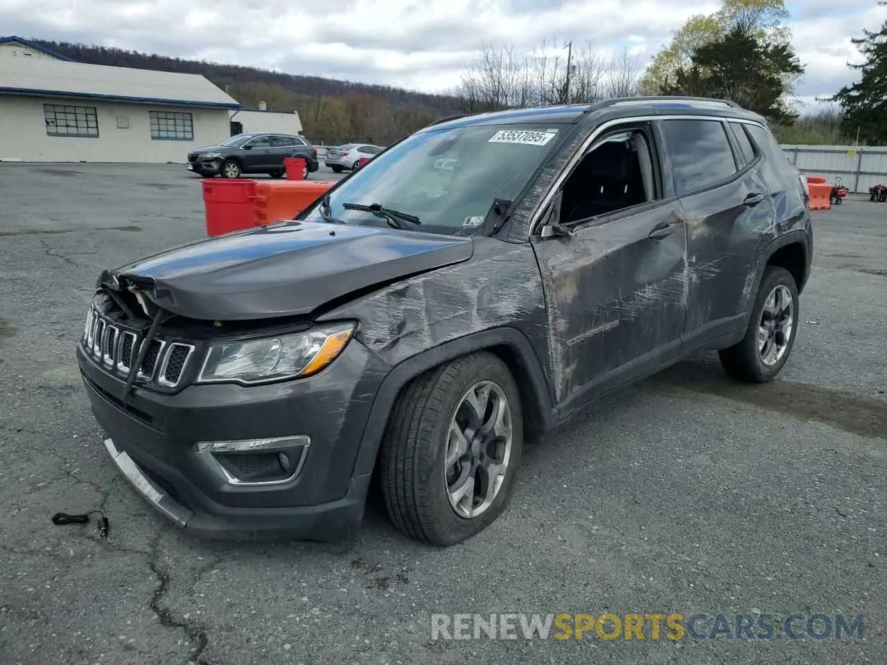 1 Фотография поврежденного автомобиля 3C4NJDCB0KT592657 JEEP COMPASS 2019