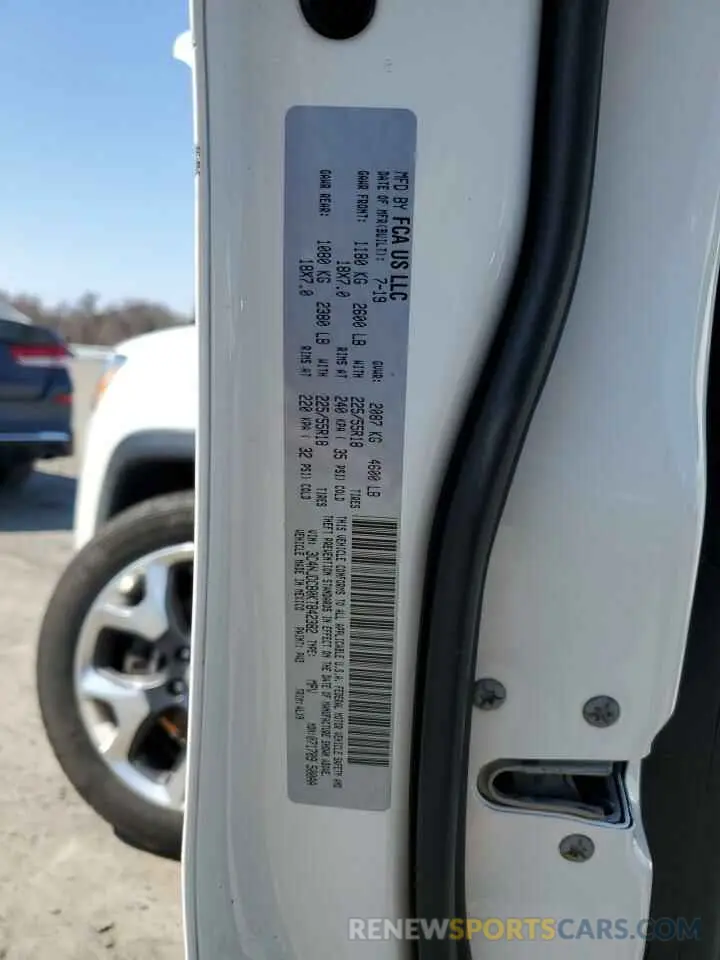13 Фотография поврежденного автомобиля 3C4NJDCB0KT842382 JEEP COMPASS 2019
