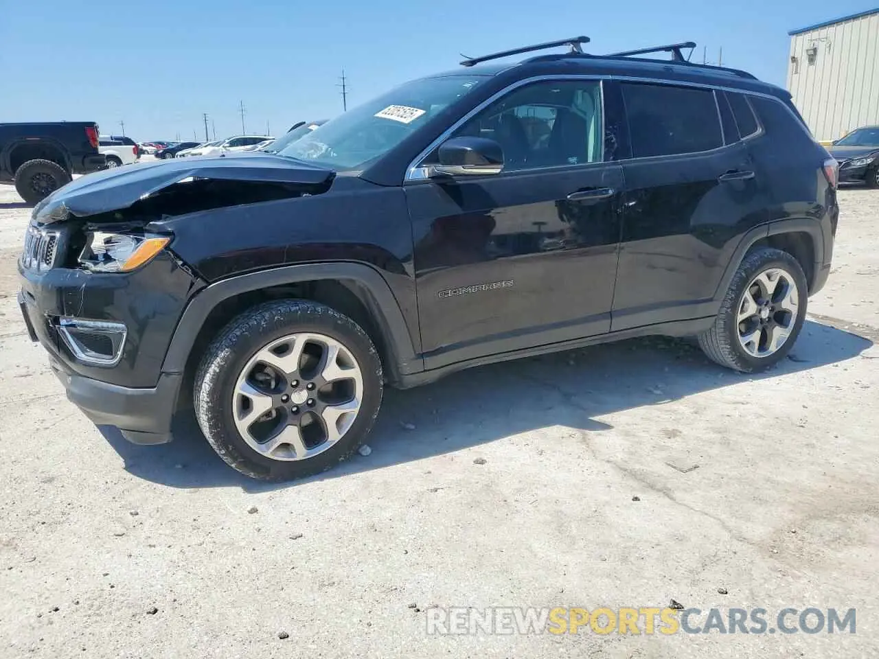 1 Photograph of a damaged car 3C4NJDCB1KT651148 JEEP COMPASS 2019