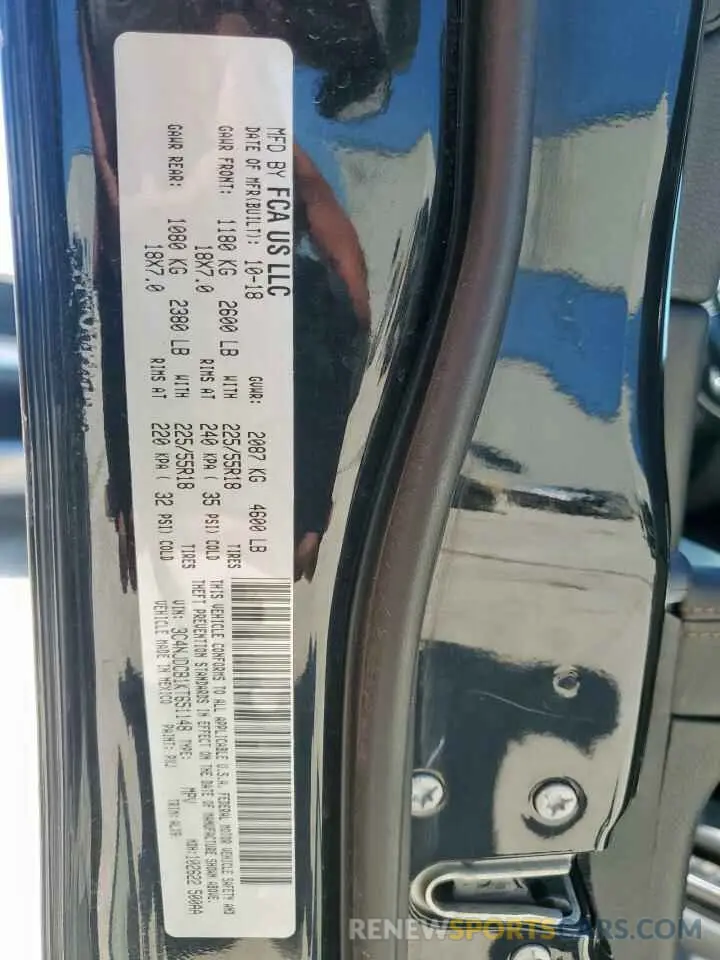 15 Photograph of a damaged car 3C4NJDCB1KT651148 JEEP COMPASS 2019