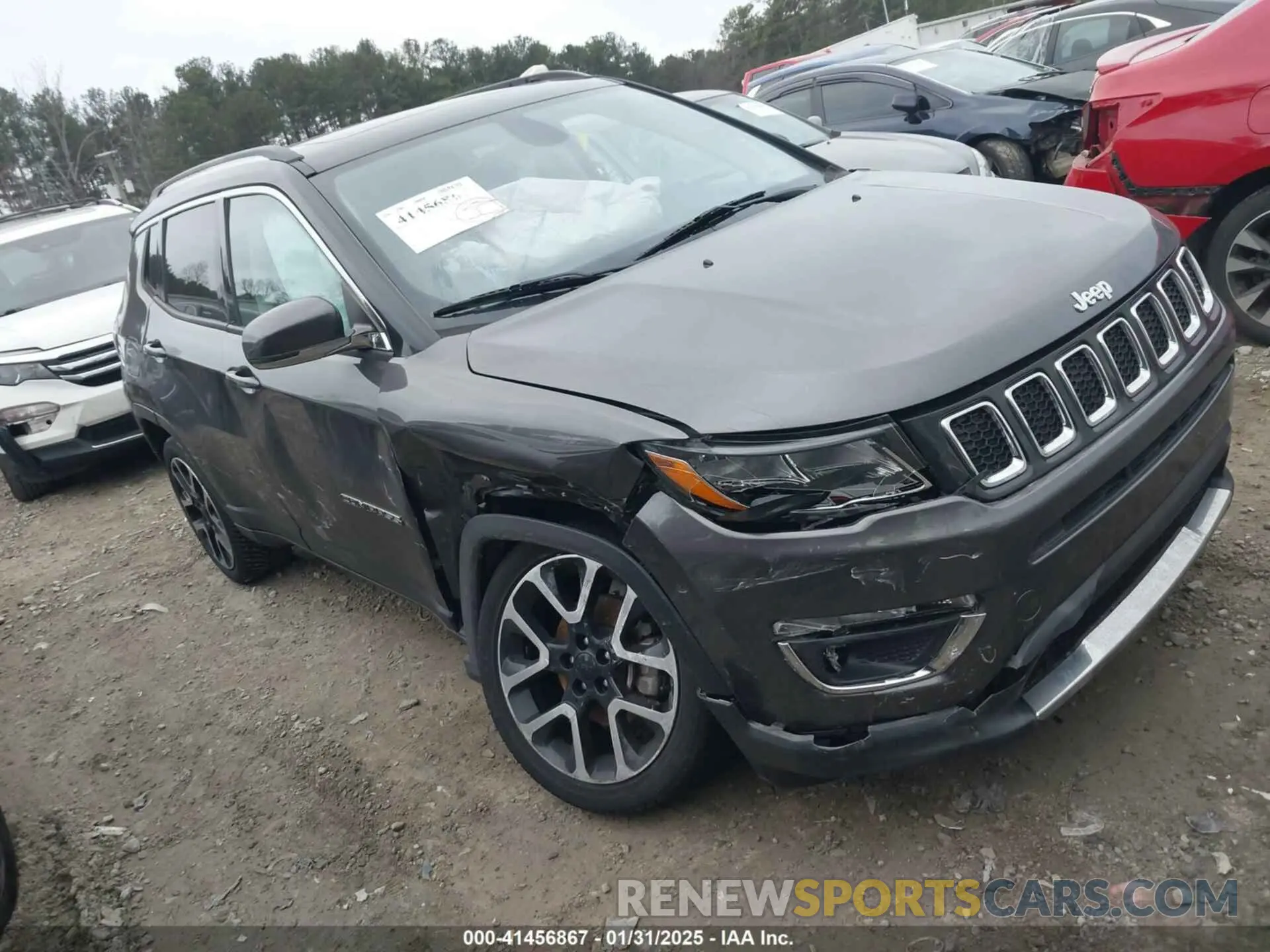 1 Фотография поврежденного автомобиля 3C4NJDCB2KT647108 JEEP COMPASS 2019