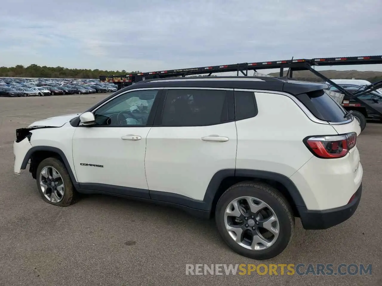 2 Photograph of a damaged car 3C4NJDCB2KT842044 JEEP COMPASS 2019