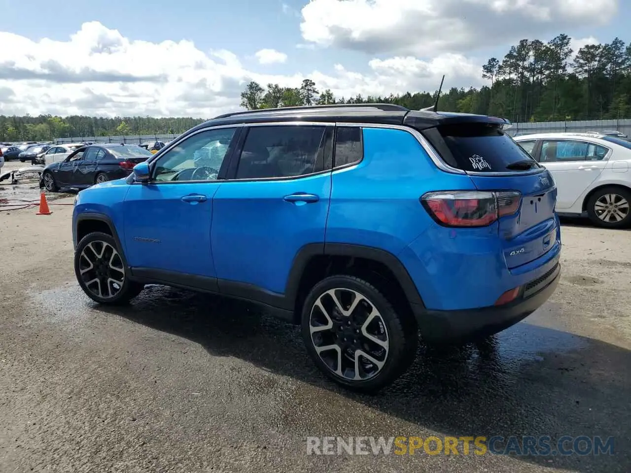 2 Photograph of a damaged car 3C4NJDCB3KT730837 JEEP COMPASS 2019