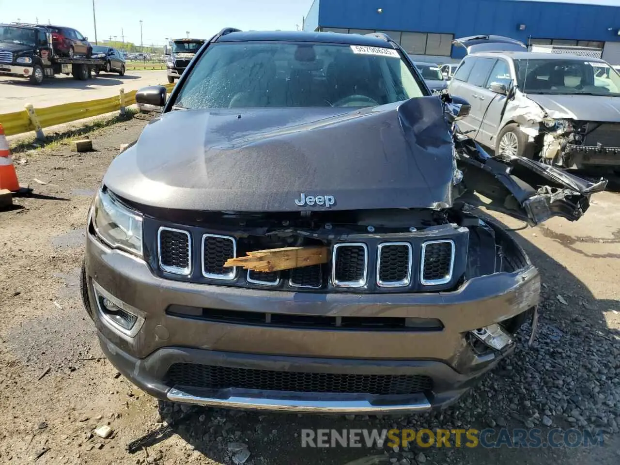 5 Фотография поврежденного автомобиля 3C4NJDCB5KT641769 JEEP COMPASS 2019