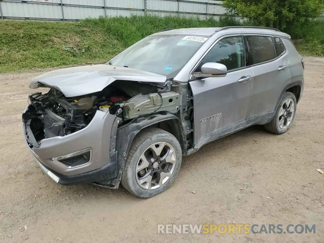 1 Фотография поврежденного автомобиля 3C4NJDCB5KT854172 JEEP COMPASS 2019
