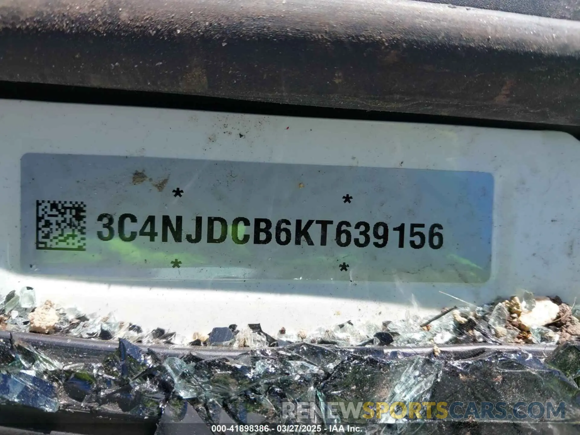9 Фотография поврежденного автомобиля 3C4NJDCB6KT639156 JEEP COMPASS 2019