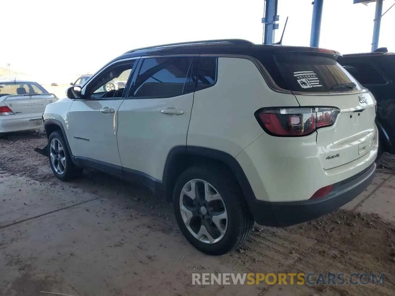 2 Photograph of a damaged car 3C4NJDCB6KT754971 JEEP COMPASS 2019