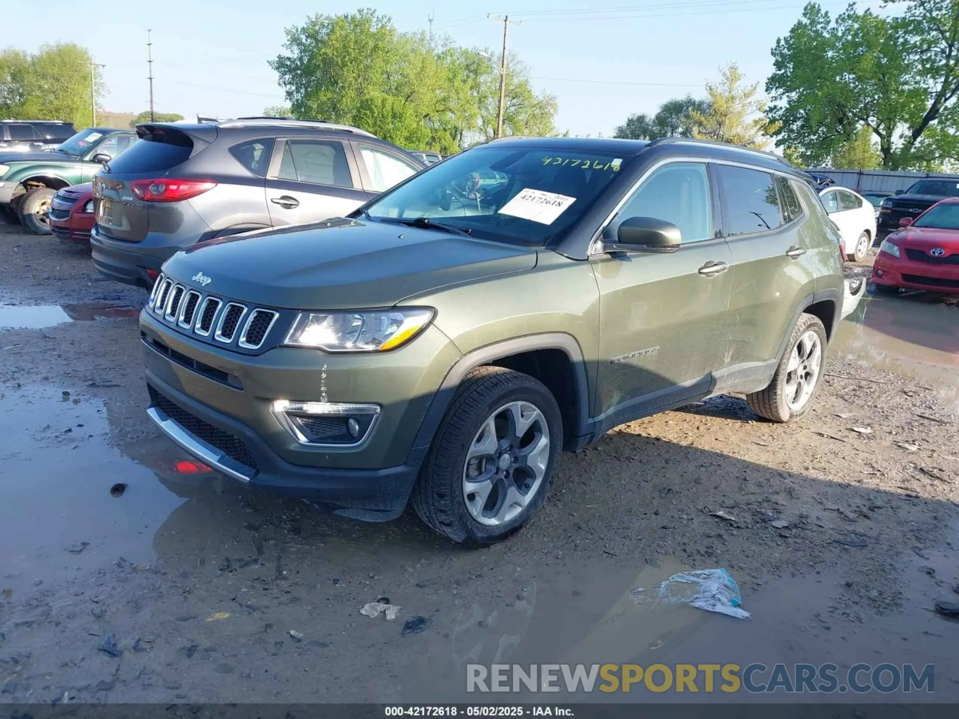 2 Photograph of a damaged car 3C4NJDCB7KT646715 JEEP COMPASS 2019