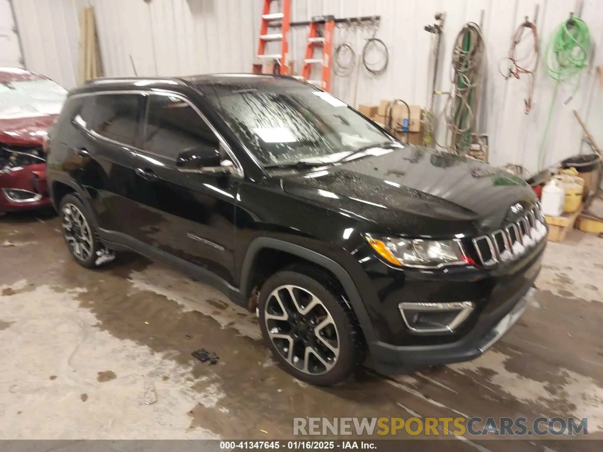 1 Photograph of a damaged car 3C4NJDCB7KT679293 JEEP COMPASS 2019
