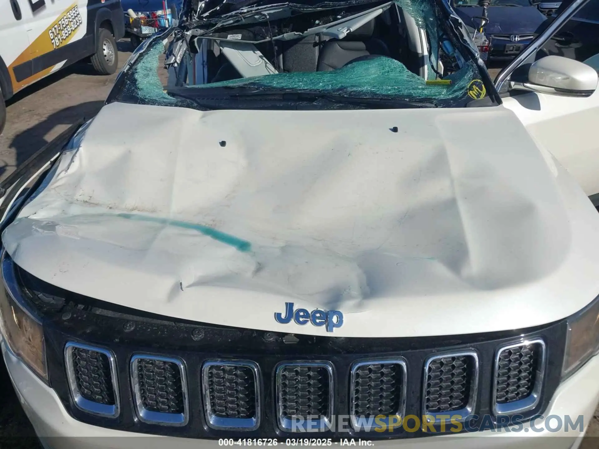 10 Photograph of a damaged car 3C4NJDCB8KT594382 JEEP COMPASS 2019