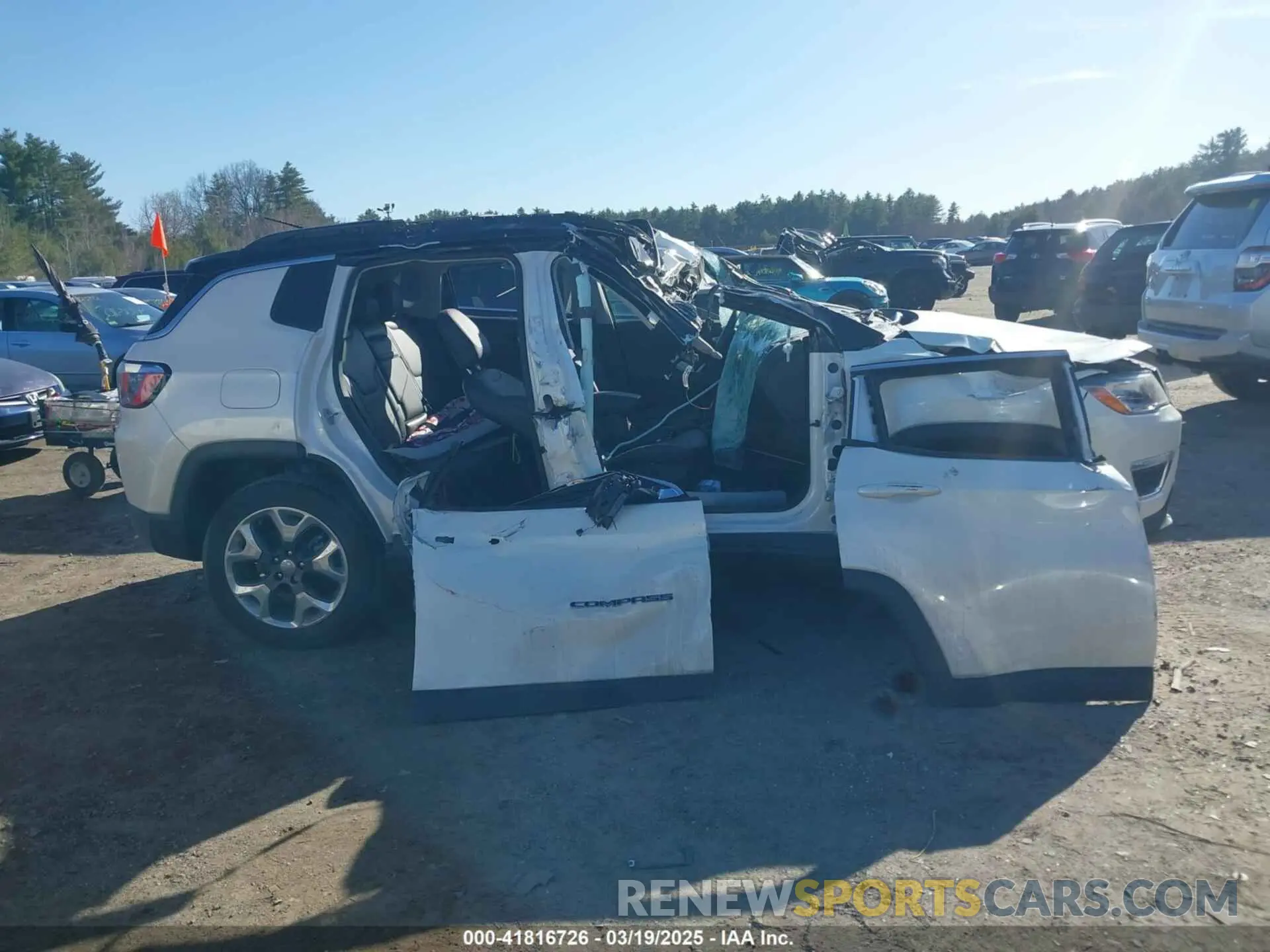 13 Photograph of a damaged car 3C4NJDCB8KT594382 JEEP COMPASS 2019