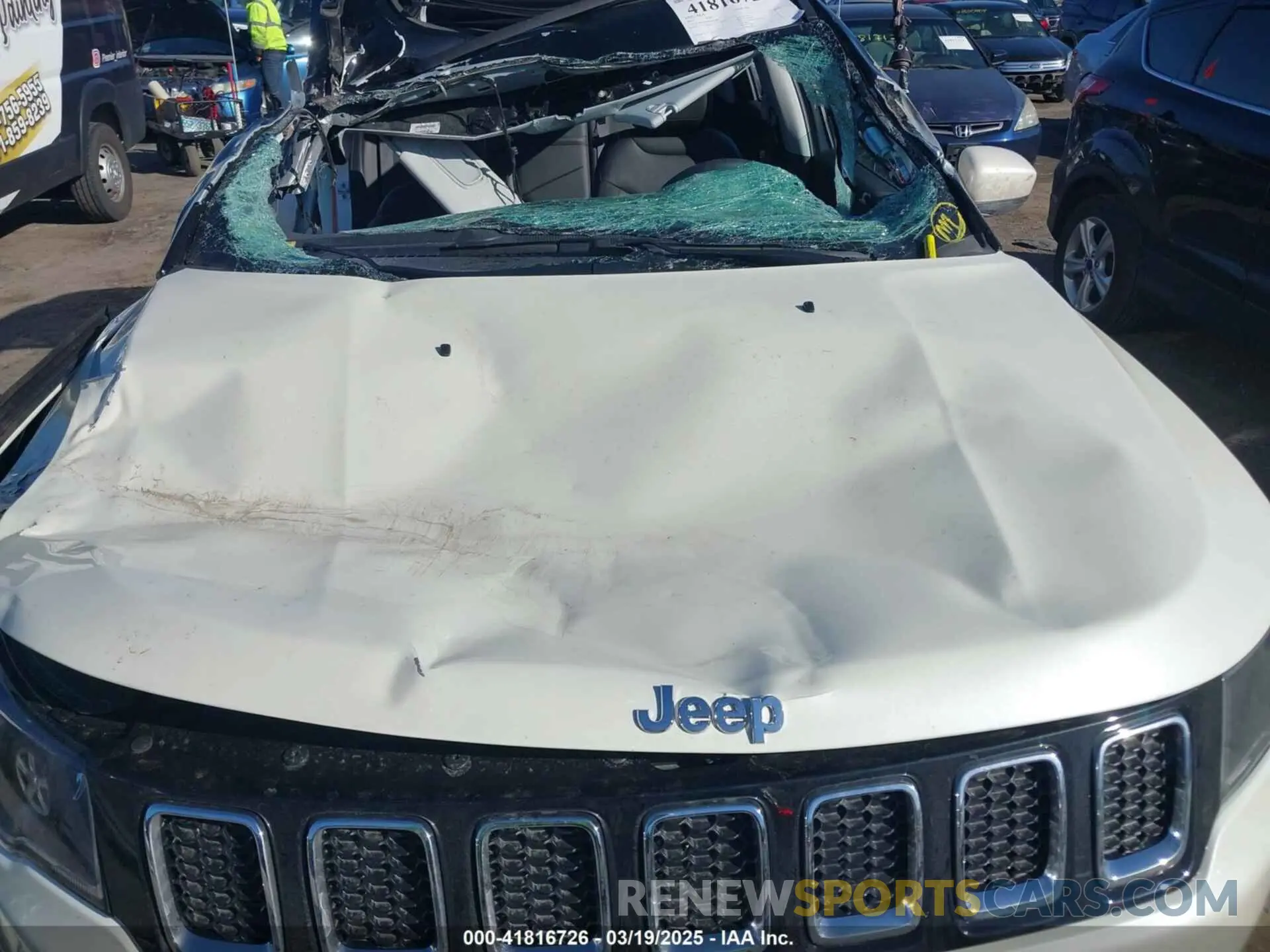17 Photograph of a damaged car 3C4NJDCB8KT594382 JEEP COMPASS 2019