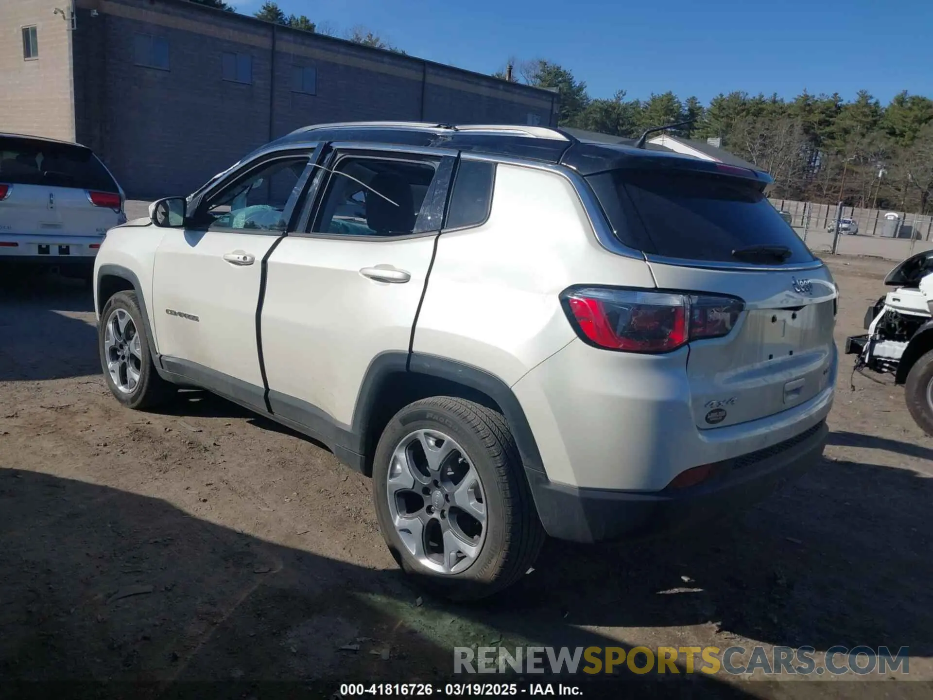 3 Photograph of a damaged car 3C4NJDCB8KT594382 JEEP COMPASS 2019