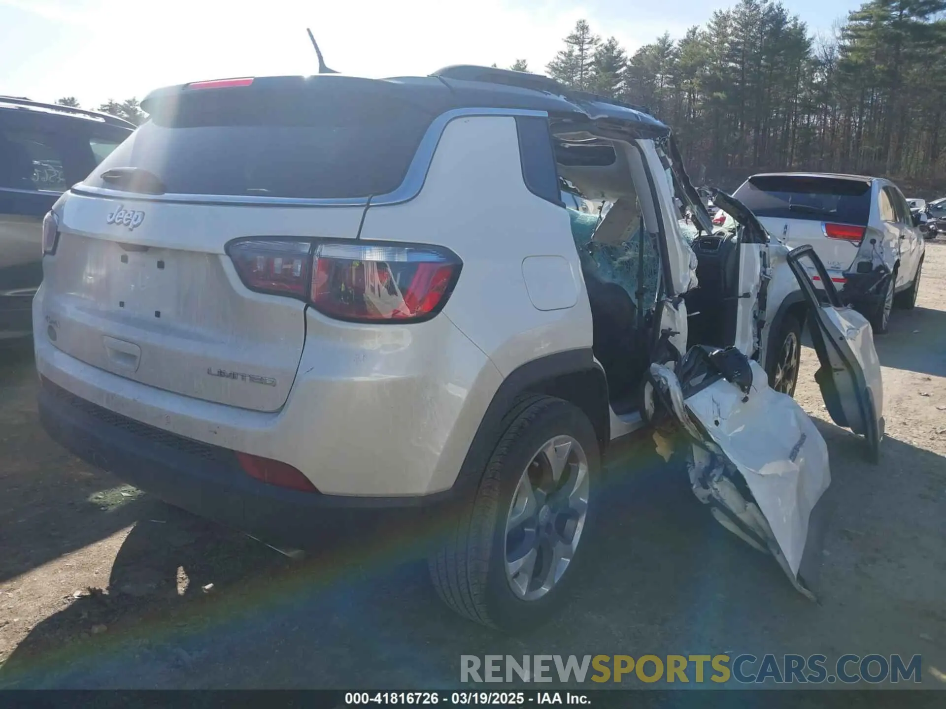 4 Photograph of a damaged car 3C4NJDCB8KT594382 JEEP COMPASS 2019
