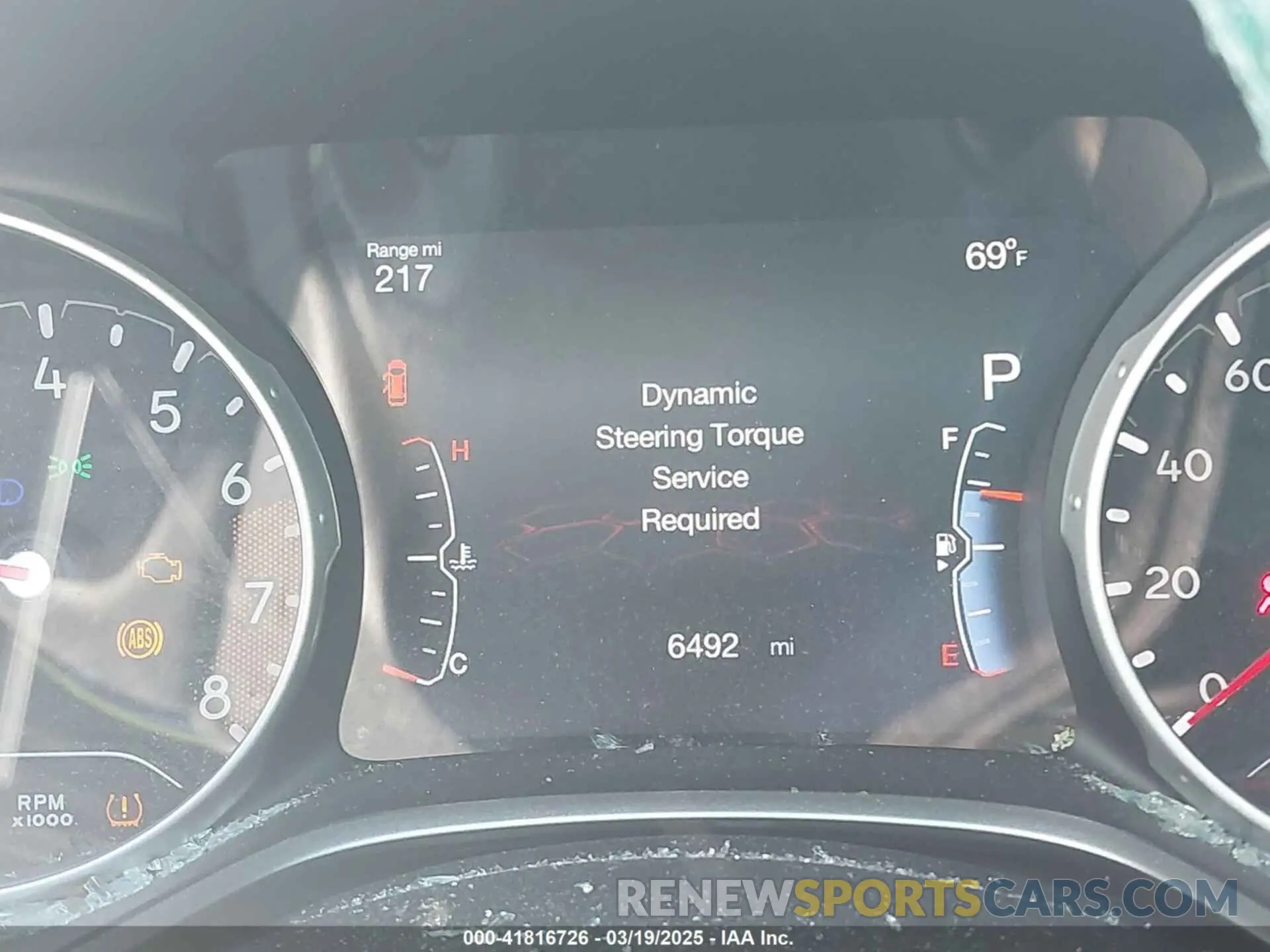 7 Photograph of a damaged car 3C4NJDCB8KT594382 JEEP COMPASS 2019