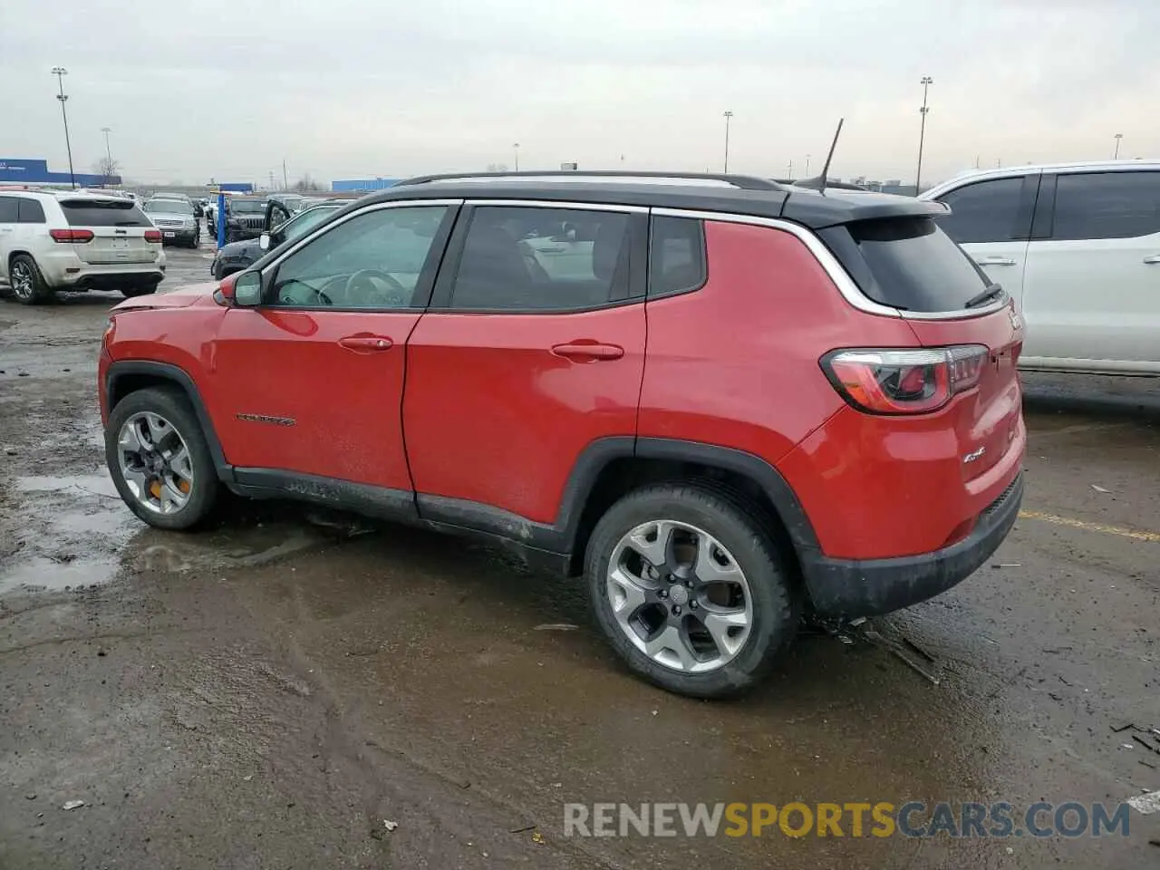 2 Photograph of a damaged car 3C4NJDCB8KT768032 JEEP COMPASS 2019