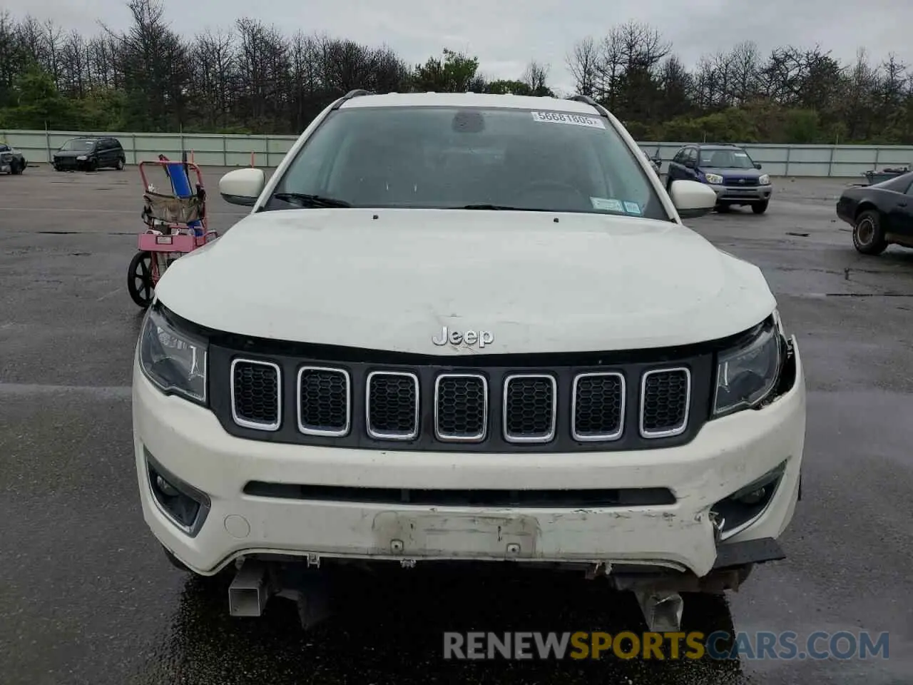 5 Photograph of a damaged car 3C4NJDCB8KT791035 JEEP COMPASS 2019