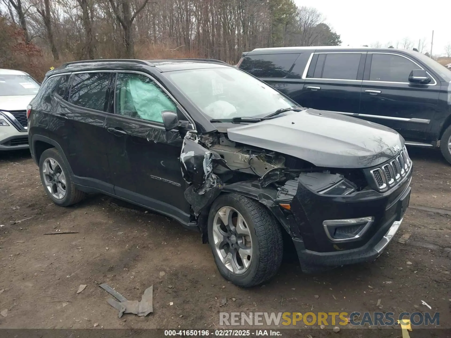 1 Photograph of a damaged car 3C4NJDCB9KT600450 JEEP COMPASS 2019