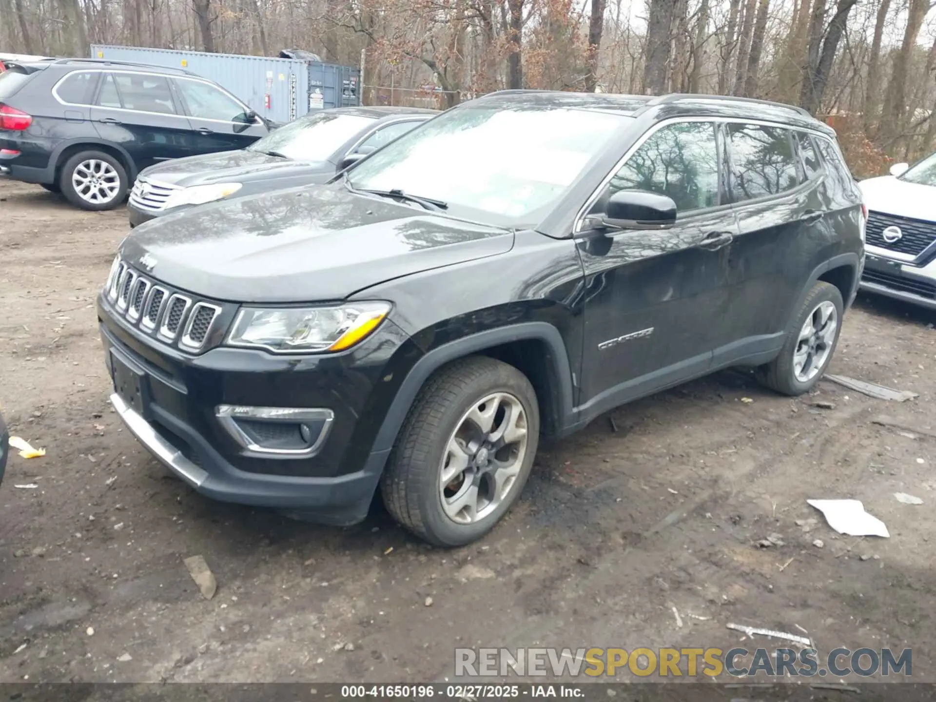 2 Photograph of a damaged car 3C4NJDCB9KT600450 JEEP COMPASS 2019