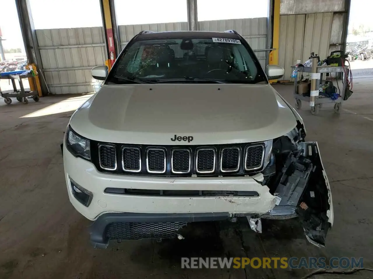 5 Photograph of a damaged car 3C4NJDCB9KT827623 JEEP COMPASS 2019