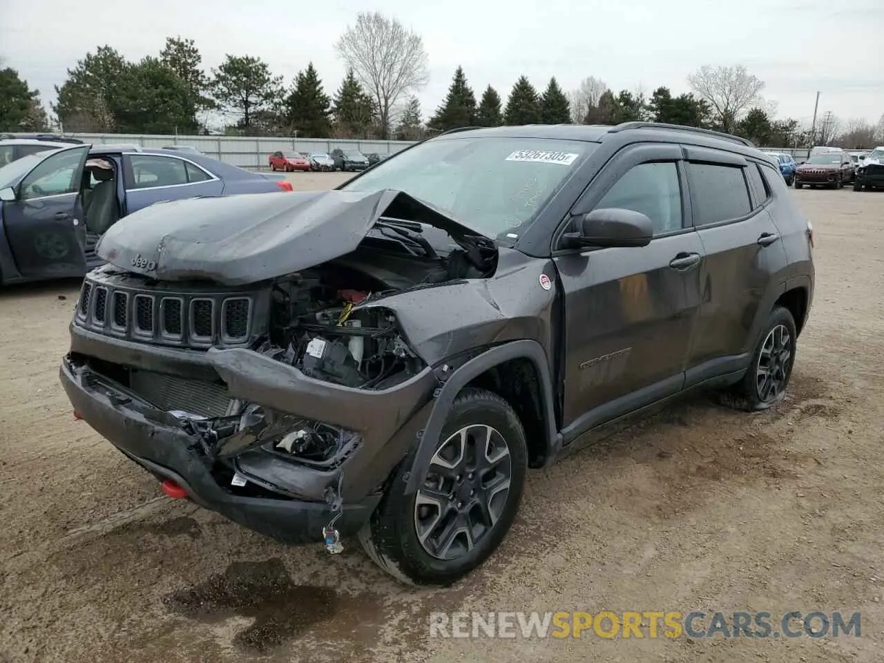 1 Фотография поврежденного автомобиля 3C4NJDDB3KT688152 JEEP COMPASS 2019