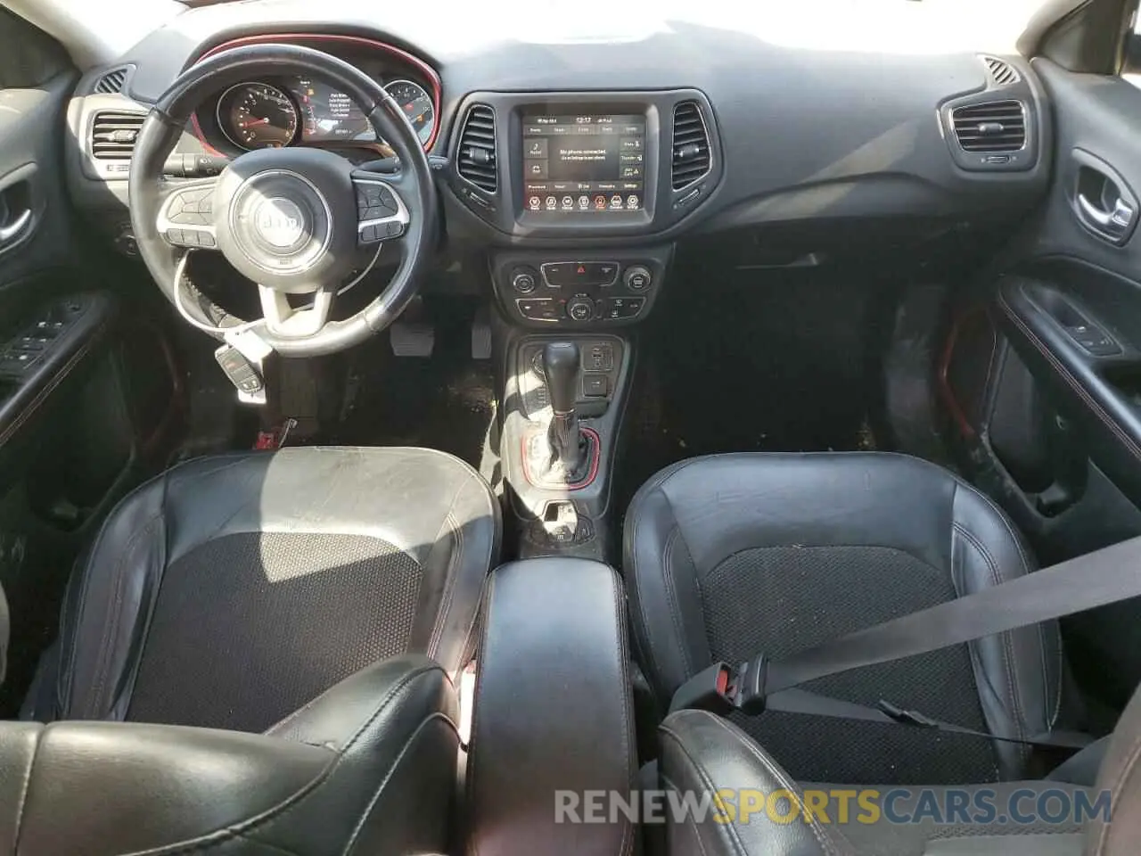 8 Фотография поврежденного автомобиля 3C4NJDDB8KT721453 JEEP COMPASS 2019