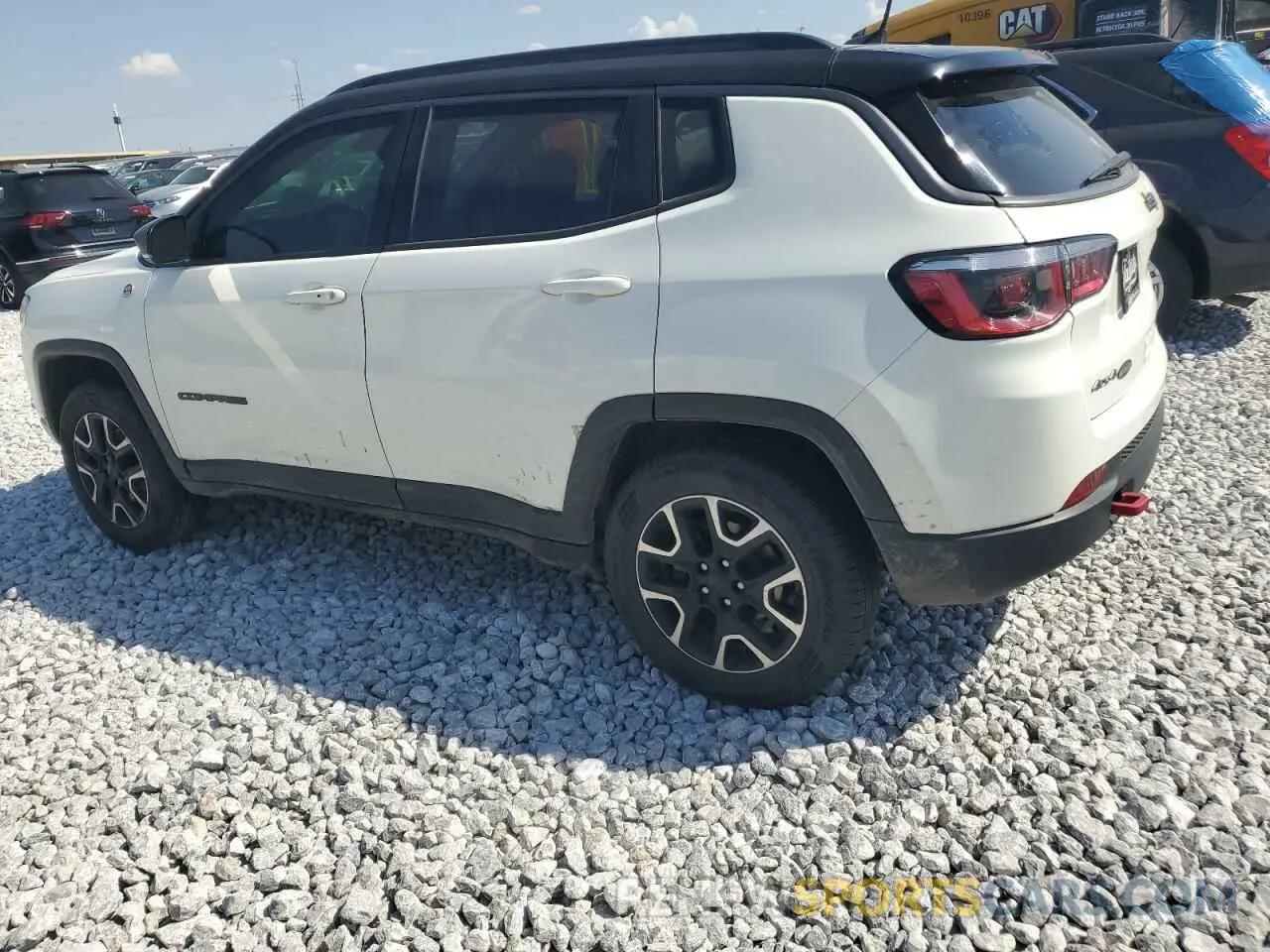 2 Photograph of a damaged car 3C4NJDDB8KT791261 JEEP COMPASS 2019