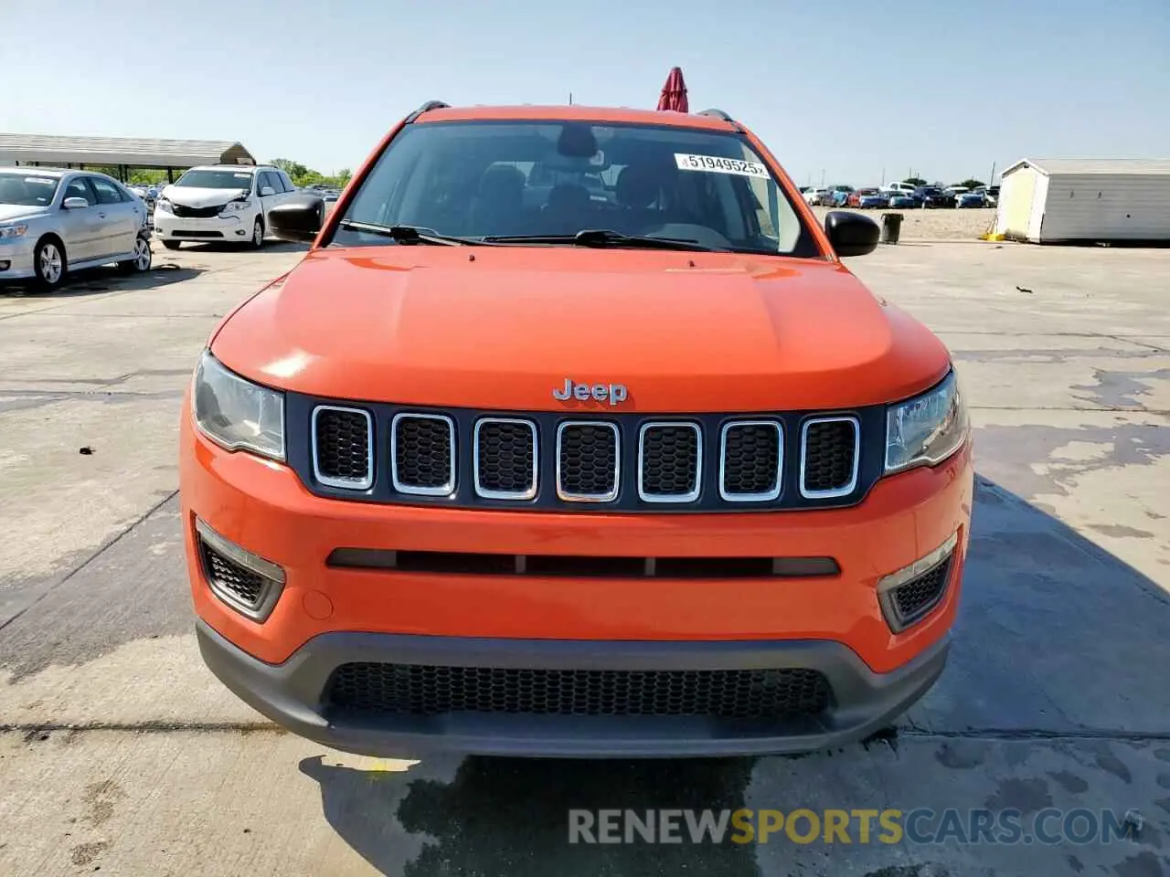 5 Photograph of a damaged car 3C4NJCAB3LT253177 JEEP COMPASS 2020