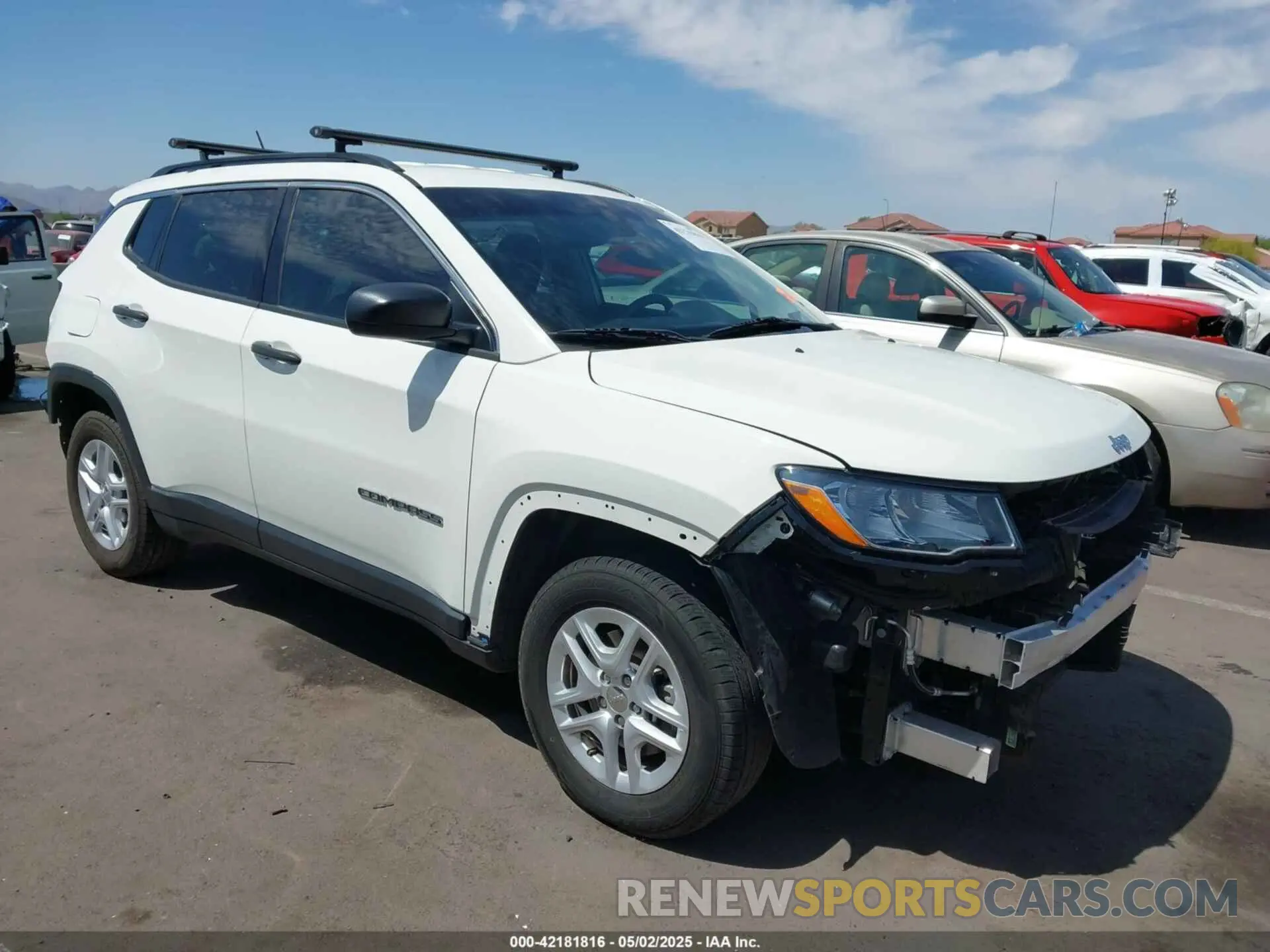 1 Фотография поврежденного автомобиля 3C4NJCAB5LT253133 JEEP COMPASS 2020