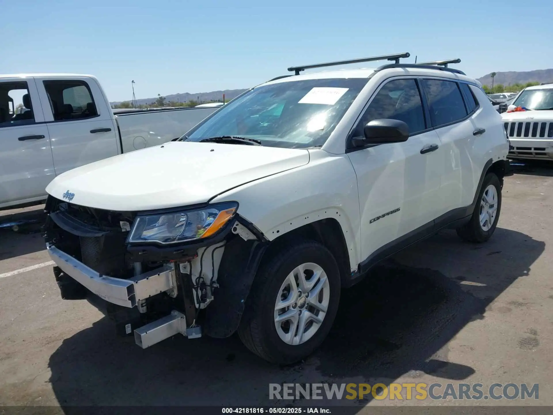 2 Фотография поврежденного автомобиля 3C4NJCAB5LT253133 JEEP COMPASS 2020