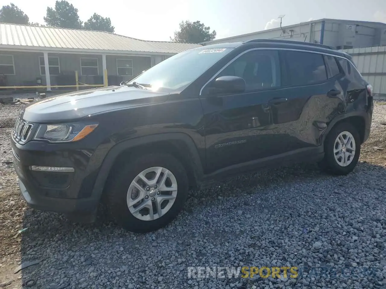 1 Photograph of a damaged car 3C4NJCAB6LT257742 JEEP COMPASS 2020