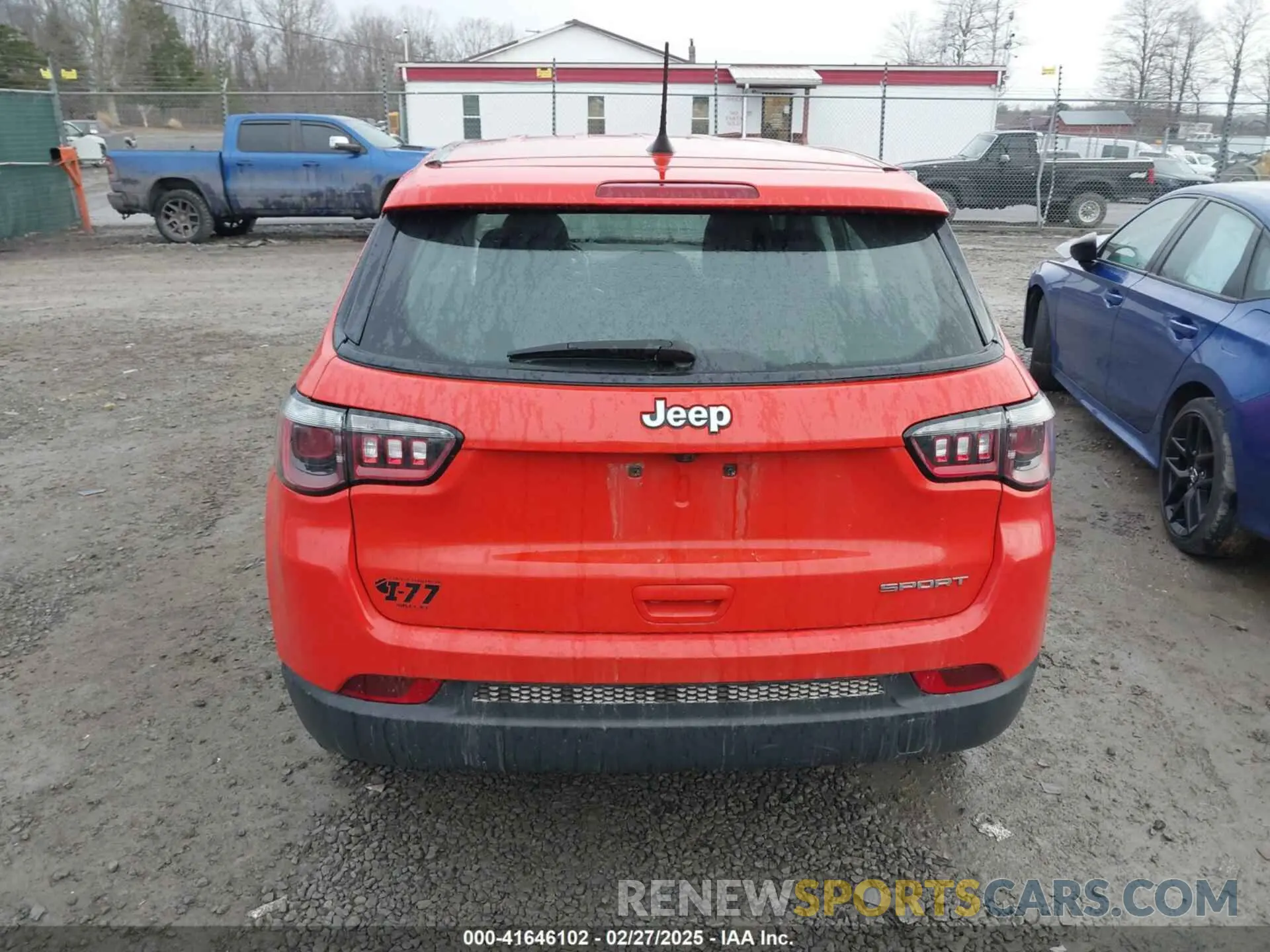 16 Photograph of a damaged car 3C4NJCAB8LT252994 JEEP COMPASS 2020