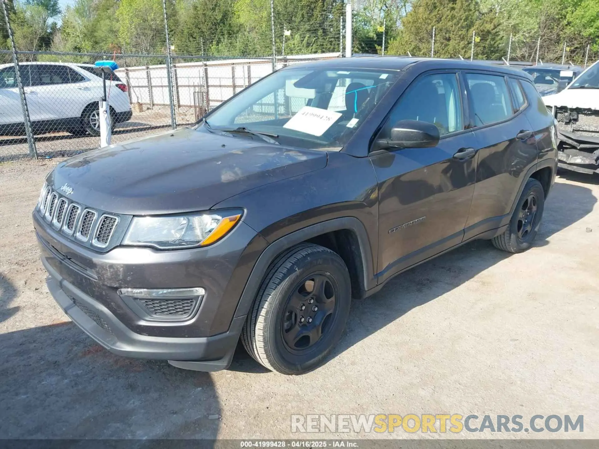 2 Photograph of a damaged car 3C4NJCAB9LT220023 JEEP COMPASS 2020