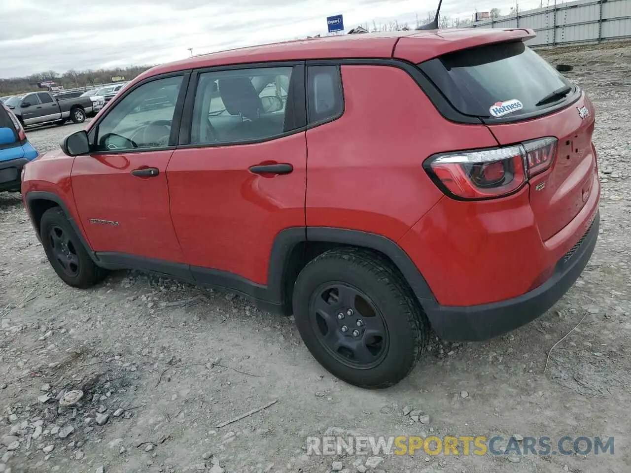 2 Photograph of a damaged car 3C4NJCABXLT166098 JEEP COMPASS 2020