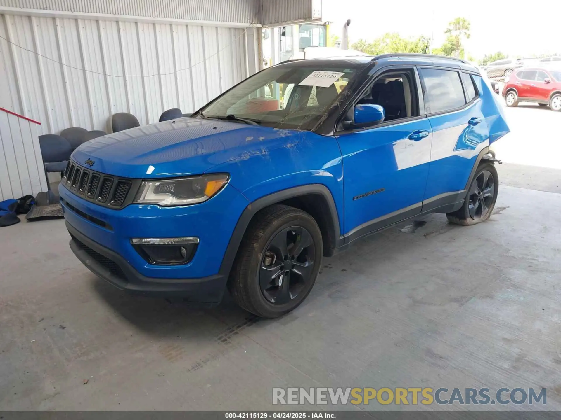 2 Фотография поврежденного автомобиля 3C4NJCBB3LT257440 JEEP COMPASS 2020