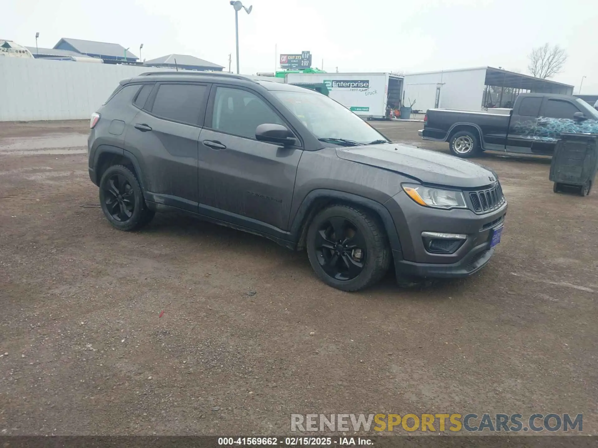 1 Photograph of a damaged car 3C4NJCBB5LT105255 JEEP COMPASS 2020