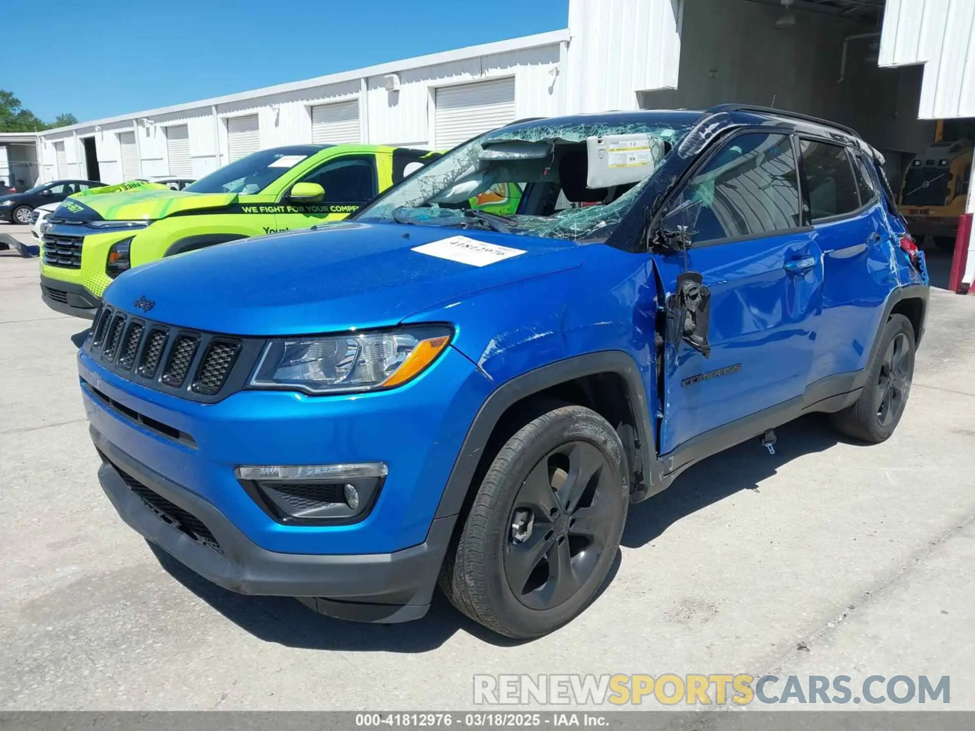 2 Photograph of a damaged car 3C4NJCBB6LT147529 JEEP COMPASS 2020