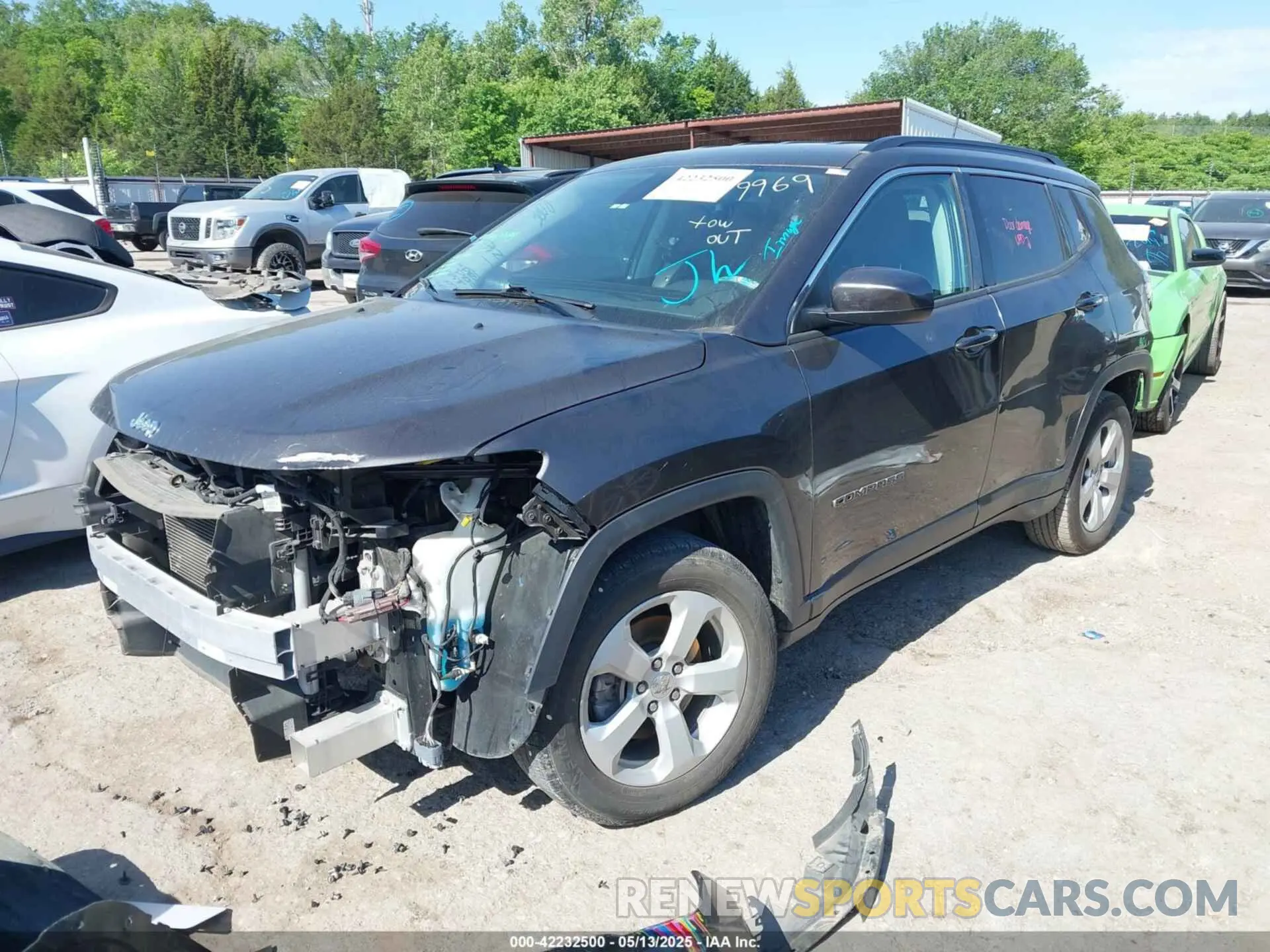 2 Photograph of a damaged car 3C4NJCBB6LT229969 JEEP COMPASS 2020