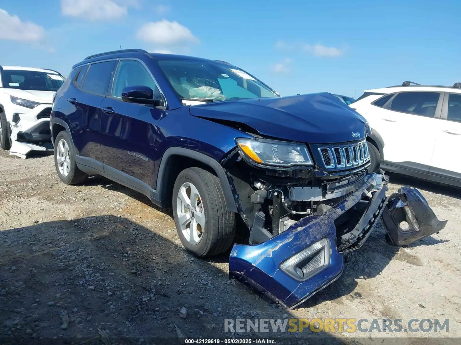 1 Фотография поврежденного автомобиля 3C4NJCBB7LT130383 JEEP COMPASS 2020