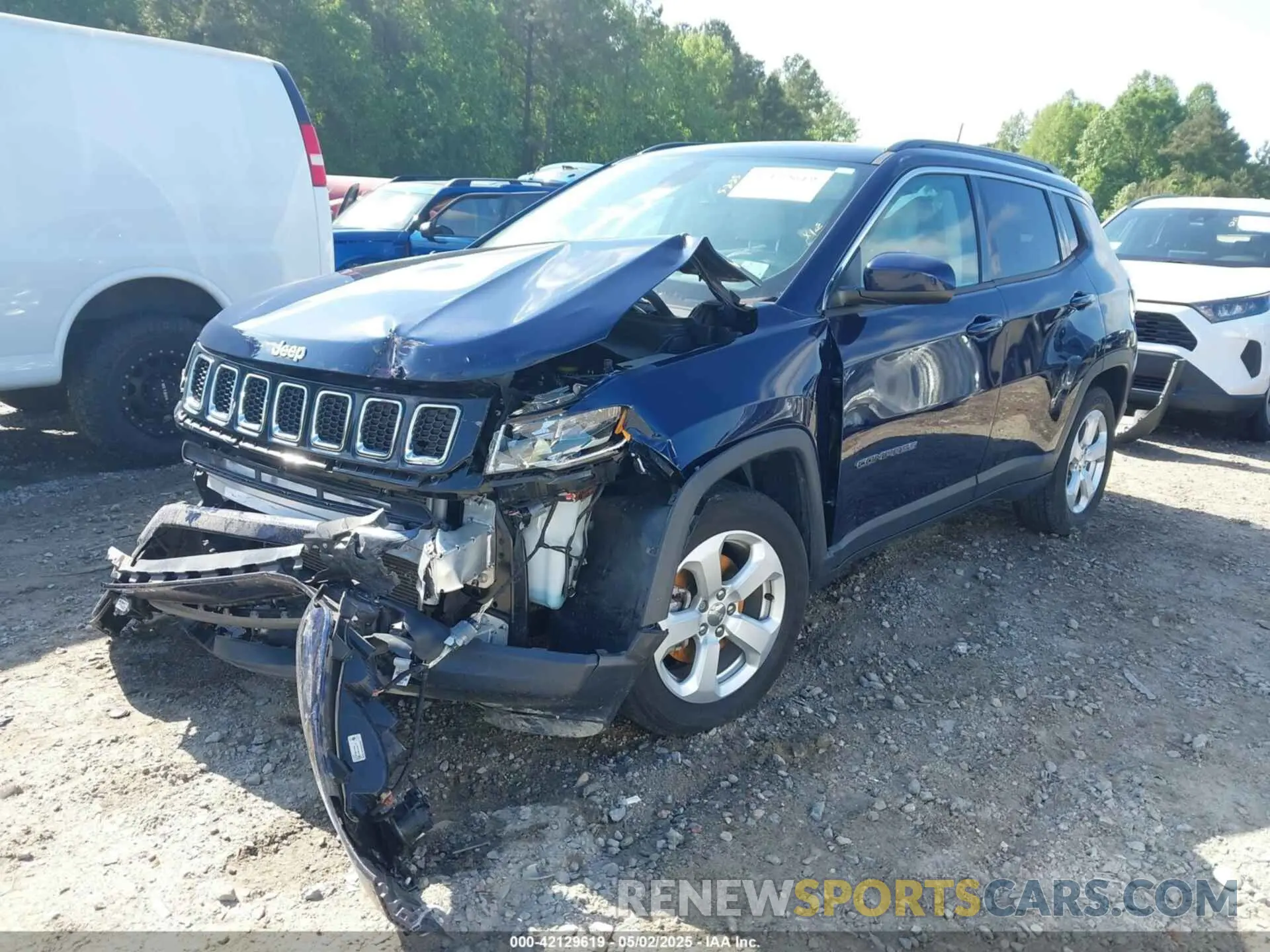 2 Фотография поврежденного автомобиля 3C4NJCBB7LT130383 JEEP COMPASS 2020