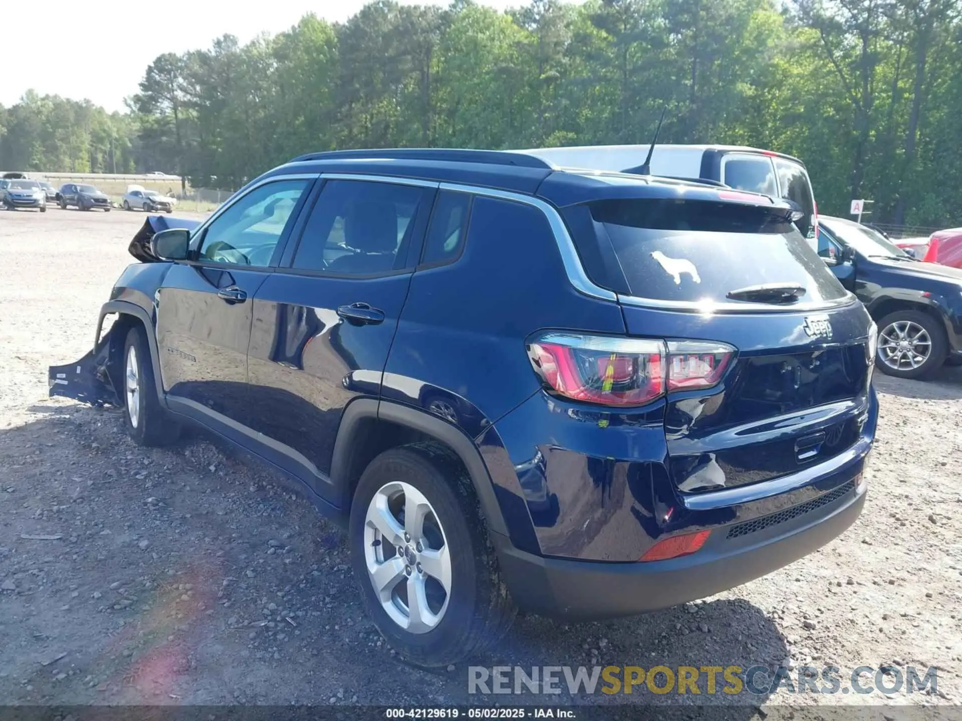 3 Фотография поврежденного автомобиля 3C4NJCBB7LT130383 JEEP COMPASS 2020
