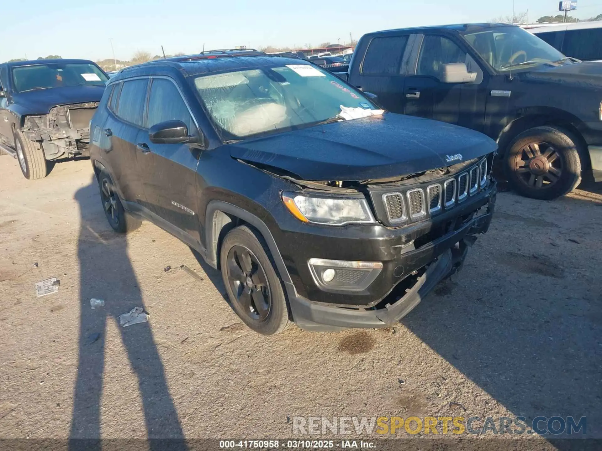 1 Photograph of a damaged car 3C4NJCBB8LT133924 JEEP COMPASS 2020